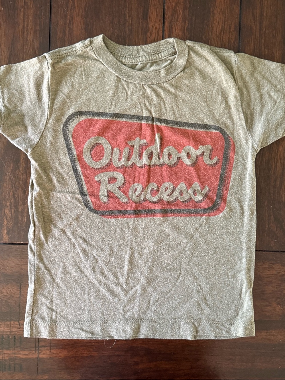 Rivet Apparel-Outdoor Recess Kids' Gray Graphic Tee